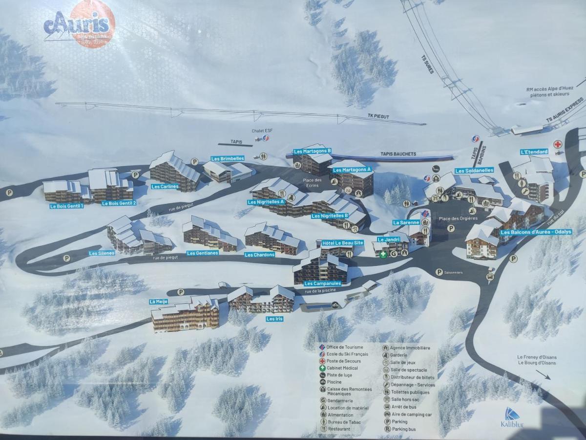 Apartamento Les Iris T2 Station Alpe Huez Auris Exterior foto